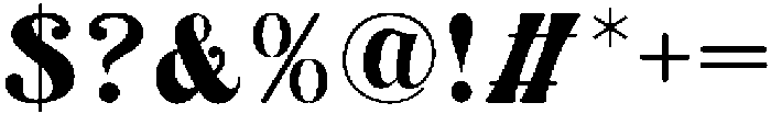 Shadowmast otf (400) Font OTHER CHARS