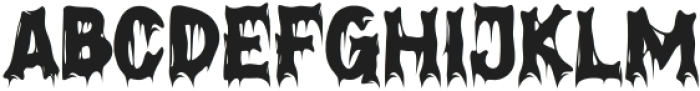 Shadows  Fright Regular otf (400) Font UPPERCASE