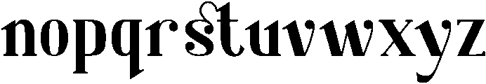 Shafira otf (400) Font LOWERCASE