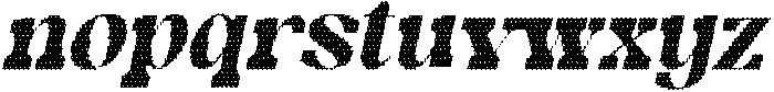 Shaga Disco Italic otf (400) Font LOWERCASE