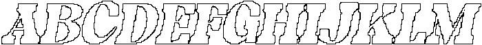 Shaga Pixel Outline otf (400) Font