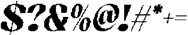 ShagaPixel-Regular otf (400) Font OTHER CHARS