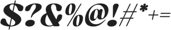 ShagaRounded-Italic otf (400) Font OTHER CHARS
