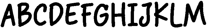 Shake Regular otf (400) Font UPPERCASE