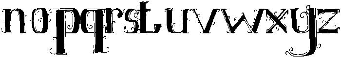 Shakila Alt otf (400) Font LOWERCASE