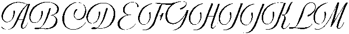 Shalefrost Nova Regular otf (400) Font UPPERCASE