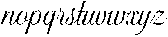 Shalefrost Nova Regular otf (400) Font LOWERCASE