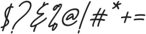 Shallery Italic otf (400) Font OTHER CHARS