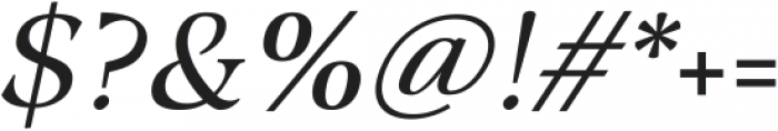 Shallot Italic ttf (400) Font OTHER CHARS