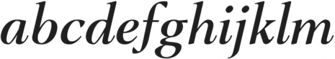 Shallot Medium Italic ttf (500) Font LOWERCASE