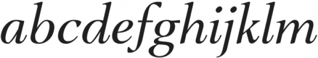Shallot Variable Italic ttf (400) Font LOWERCASE