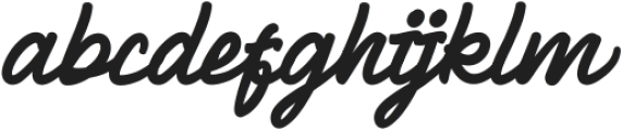 Shallow Thoughts otf (400) Font LOWERCASE
