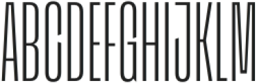 Shamgod ExtraLight otf (200) Font UPPERCASE