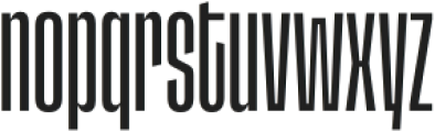 Shamgod Regular otf (400) Font LOWERCASE