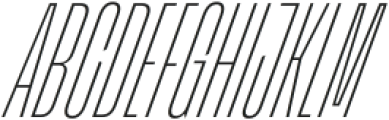 Shamgod Thin It otf (100) Font UPPERCASE