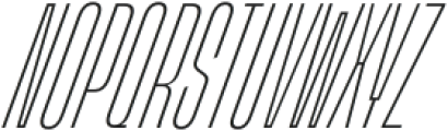 Shamgod Thin It otf (100) Font UPPERCASE