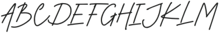 Shandia Signature Regular otf (400) Font UPPERCASE