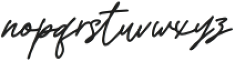 Shandia Signature Regular otf (400) Font LOWERCASE