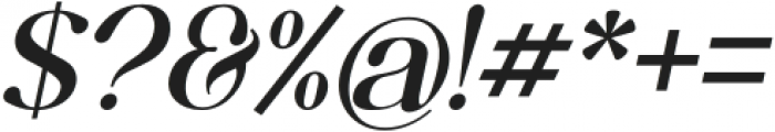 Shandora Italic otf (400) Font OTHER CHARS