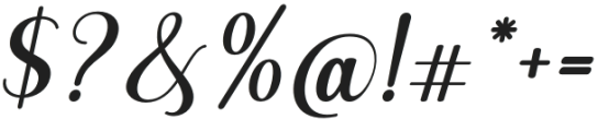 ShanethyScriptItalic-Italic otf (400) Font OTHER CHARS