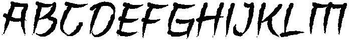 Shangrai Regular otf (400) Font UPPERCASE