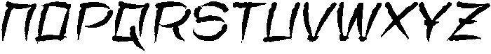Shangrai Regular otf (400) Font LOWERCASE