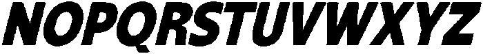Shansio Black Italic otf (900) Font UPPERCASE