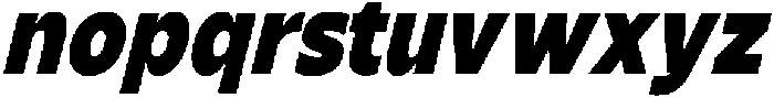 Shansio Black Italic otf (900) Font LOWERCASE