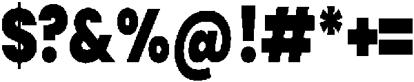 Shansio Black otf (900) Font OTHER CHARS