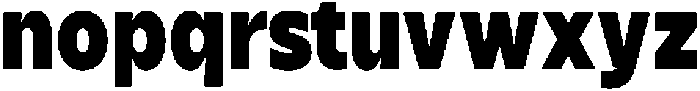 Shansio Black otf (900) Font LOWERCASE