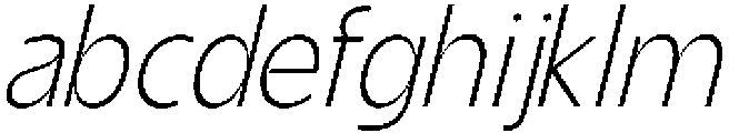 Shansio Extra Light Italic otf (200) FONT