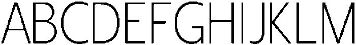 Shansio Extra Light otf (200) Font UPPERCASE