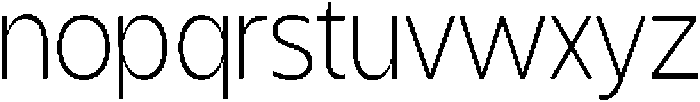 Shansio Extra Light otf (200) Font LOWERCASE
