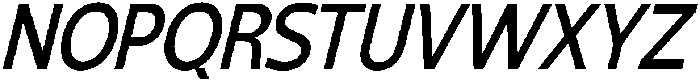Shansio Medium Italic otf (500) Font UPPERCASE