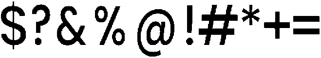 Shansio Medium otf (500) Font OTHER CHARS