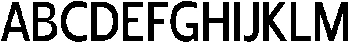 Shansio Medium otf (500) Font UPPERCASE