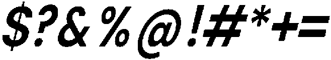 Shansio Semi Bold Italic otf (600) Font OTHER CHARS