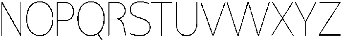 Shansio Thin otf (100) Font UPPERCASE