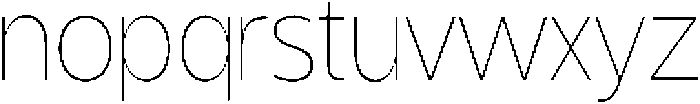 Shansio Thin otf (100) Font LOWERCASE