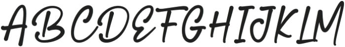 Shantay Regular otf (400) Font UPPERCASE