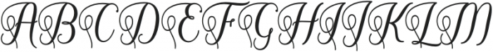 Shantea Script otf (400) Font UPPERCASE