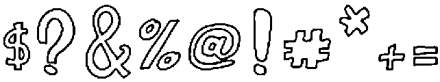 Shapito Duo Line Regular otf (400) Font OTHER CHARS