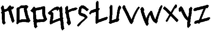 Shard Regular otf (400) Font LOWERCASE