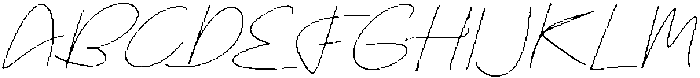 Sharottens Italic otf (400) Font UPPERCASE