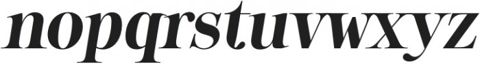 Sharpe Bold Slanted otf (700) Font LOWERCASE