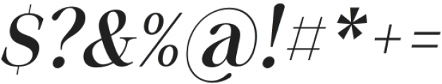 Sharpe Medium Italic otf (500) Font OTHER CHARS