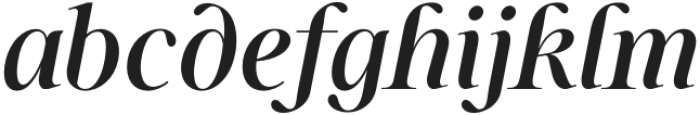Sharpe Medium Italic otf (500) Font LOWERCASE