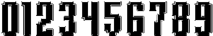 Sharpix Inline Rounded otf (400) Font OTHER CHARS