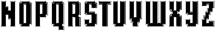 Sharpix Inline otf (400) Font LOWERCASE