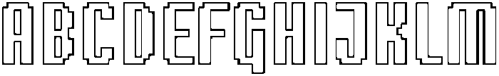 Sharpix Outline otf (400) FONT